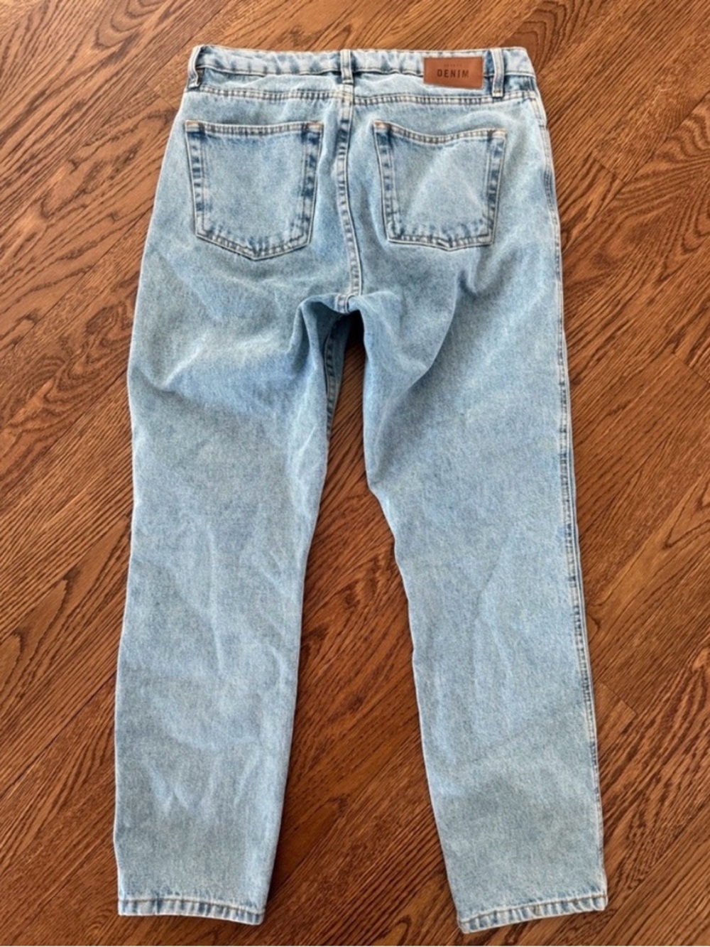 Sezane High-Rise Light Wash 100% French button-fly Cotton Jeans
